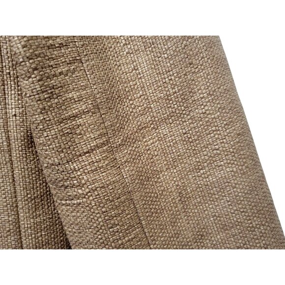 Paule Ka Textured Woven Tweed Long Jacket Tan Khaki - Picture 9 of 17